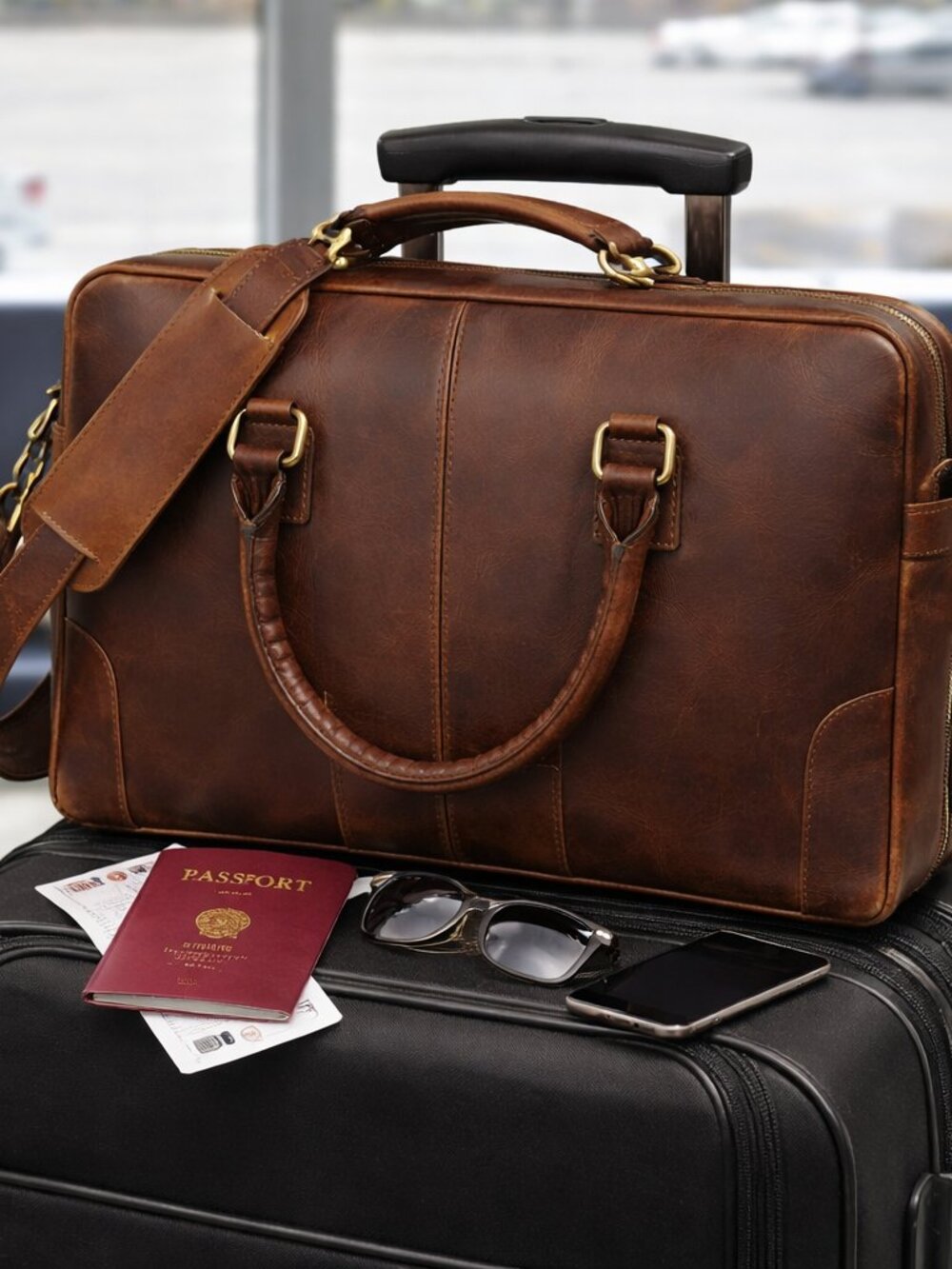Genuine Leather Handcrafted  Laptop Bag Briefcase Duffel Bag, 13''  Laptop GIFTS